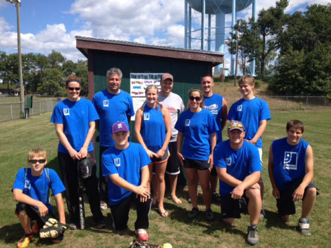 Goodwill's Healthy Youth Coalition Softball Team